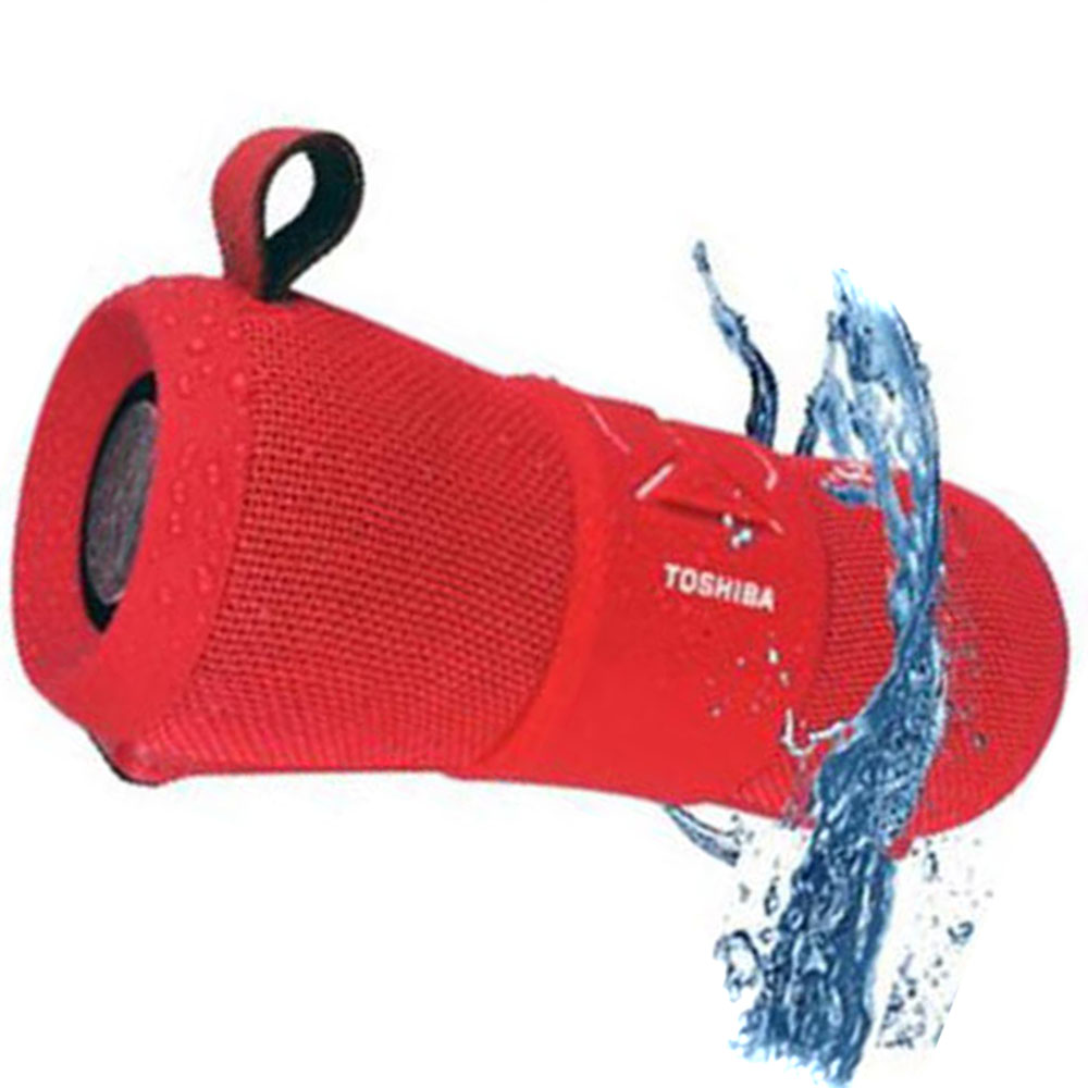 TOSHIBA AUDIO BLUETOOTH PORTABLE SPEAKER RED TOSHIBA AUDIO BLUETOOTH PORTABLE SPEAKER RED