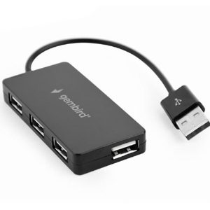 GEMBIRD USB HUB 4-PORT BLACK
