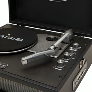 AIWA VINTAGE TURNTABLE IN LEATHER BRIEFCASE BLACK 4 Untitled 26