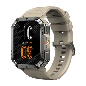 BLACKVIEW MULTI-FUNCTION SMARTWATCH WITH FLASHLIGHT COMPASS BT CALL & HEALTH MANAGEMENT KHAKI