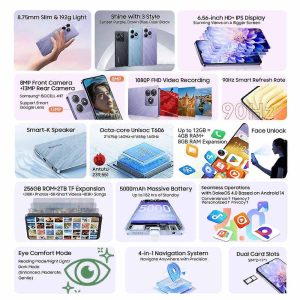 BLACKVIEW WAVE 8 (4GB+128GB) SMARTPHONE DREAMY PURPLE 4 WAVE8 DP 2