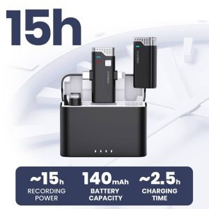 SONIC GEAR WIRELESS CLIP-ON MICROPHONE BLACK 4 WLM3000DUO 12