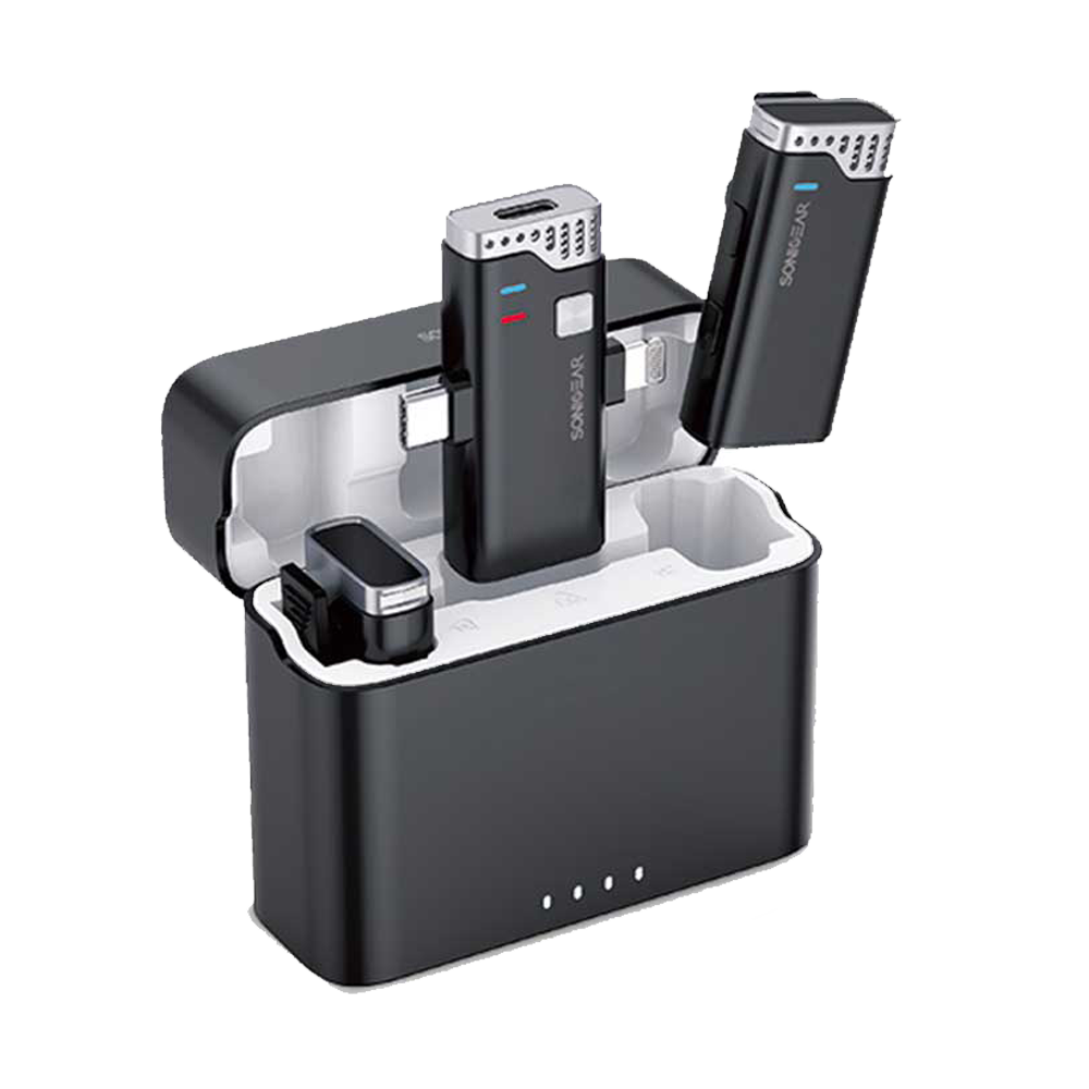 SONIC GEAR WIRELESS CLIP-ON MICROPHONE BLACK SONIC GEAR WIRELESS CLIP-ON MICROPHONE BLACK