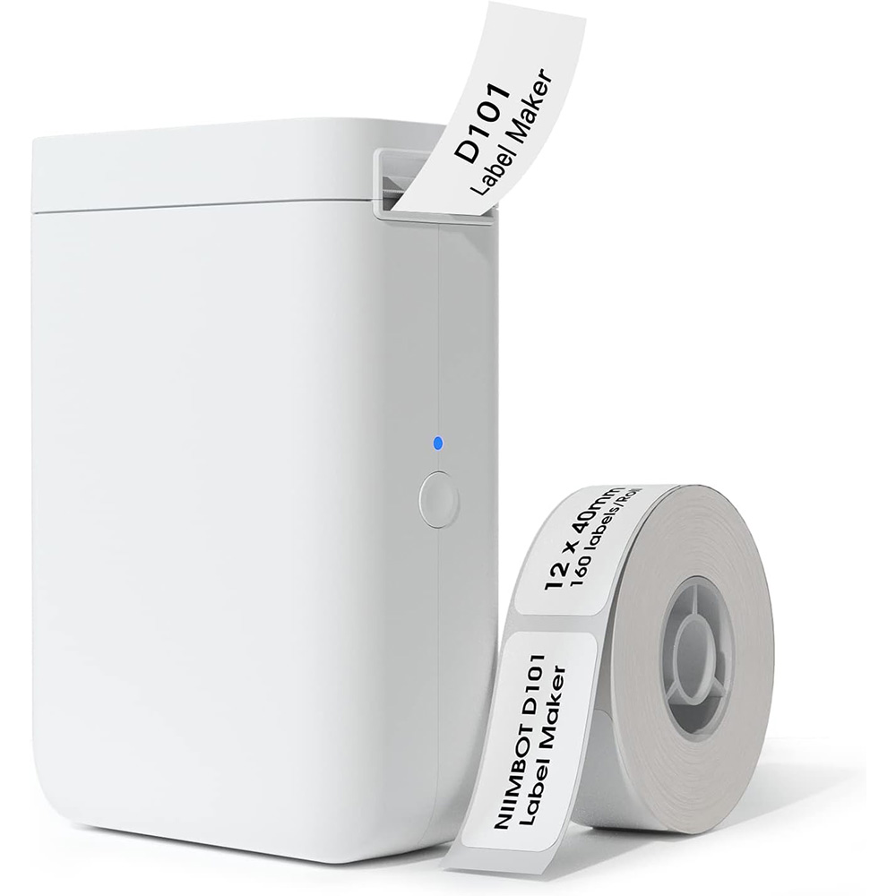 NIIMBOT THERMAL LABEL PRINTER D101 1-INCH WHITE NIIMBOT THERMAL LABEL PRINTER D101 1-INCH WHITE