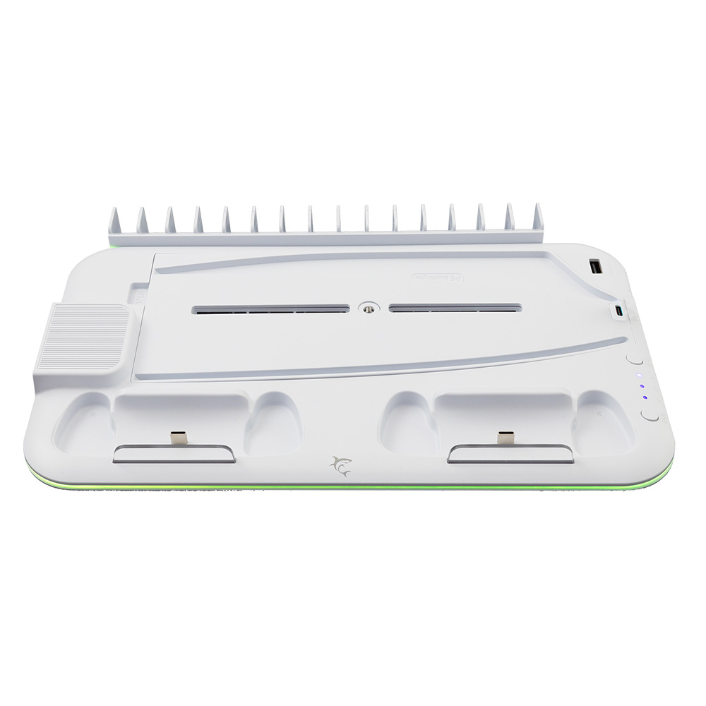 WHITE SHARK PS5 COOLING PAD + 2 CHARGING DOCK SLIM PS5-DZ504 KIMURA-2 WHITE SHARK PS5 COOLING PAD + 2 CHARGING DOCK SLIM PS5-DZ504 KIMURA-2