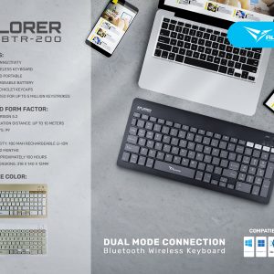 ALCATROZ WIRELESS KEYBOARD XPLORER GO! BTR 200 SLATE 3 XplorerGo200BTR 2000x1500