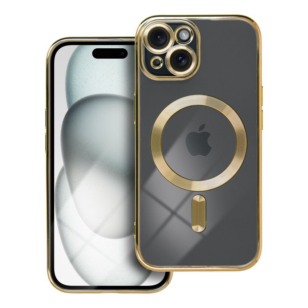 ELECTRO MAG COVER case compatible with MagSafe for IPHONE 15 gold ELECTRO MAG COVER case compatible with MagSafe for IPHONE 15 gold