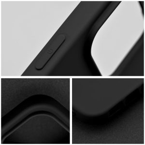 SILICONE case for IPHONE 16e (SE 4 2025) black 3 a682928ddf4c1a525dcceb98778b29ed