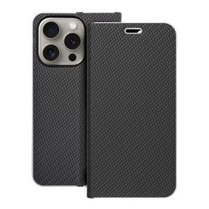 LUNA Book Carbon for IPHONE 15 Pro black