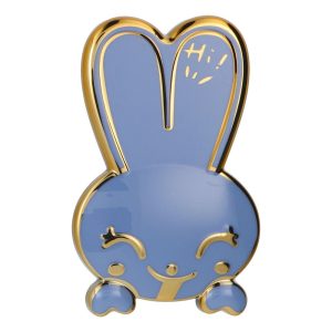 Phone stand RABBIT - stick-on - blue