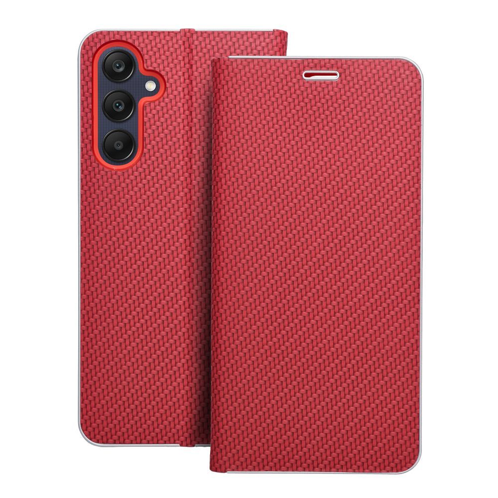 LUNA Book Carbon for SAMSUNG A25 5G red LUNA Book Carbon for SAMSUNG A25 5G red
