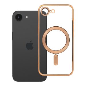Case for iPhone 16e (SE 4 2025) / 17e Electro Mag Cover compatible with MagSafe gold