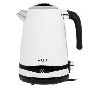ADLER 1,7L STEEL ELECTRIC KETTLE WITH LCD AND TEMPERATURE CONTROL WHITE 4 ad 1295w 3
