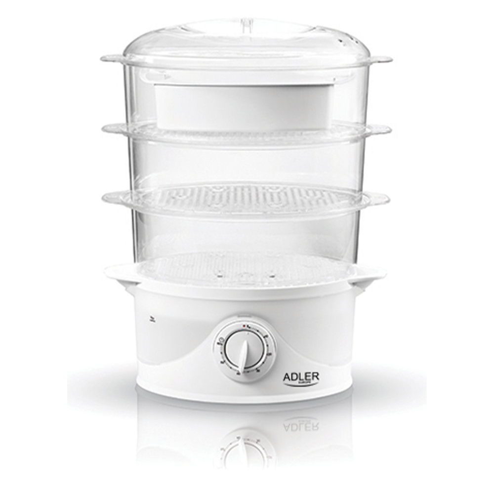 ADLER STEAM COOKER 9L 800W WHITE ADLER STEAM COOKER 9L 800W WHITE