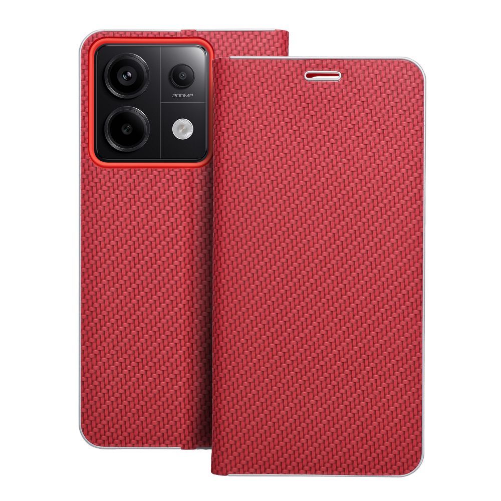 LUNA Book Carbon for XIAOMI Redmi Note 13 Pro 5G red LUNA Book Carbon for XIAOMI Redmi Note 13 Pro 5G red