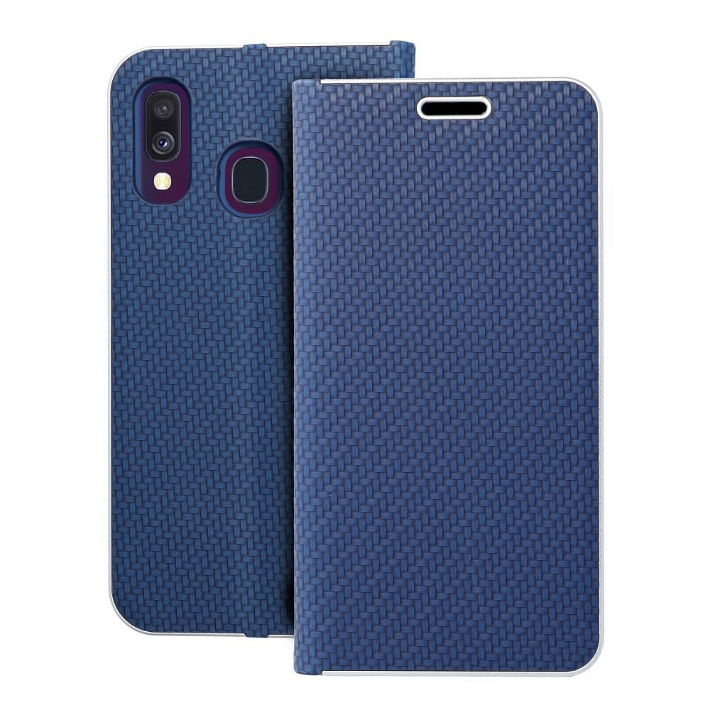 Flip case for Samsung A40 Luna Book Carbon blue Flip case for Samsung A40 Luna Book Carbon blue