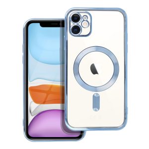 ELECTRO MAG COVER case compatible with MagSafe for IPHONE 11 blue