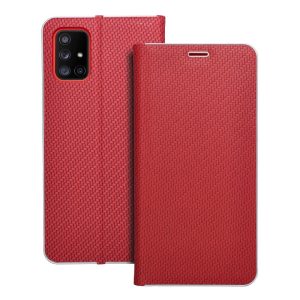 LUNA Book Carbon for SAMSUNG A71 red