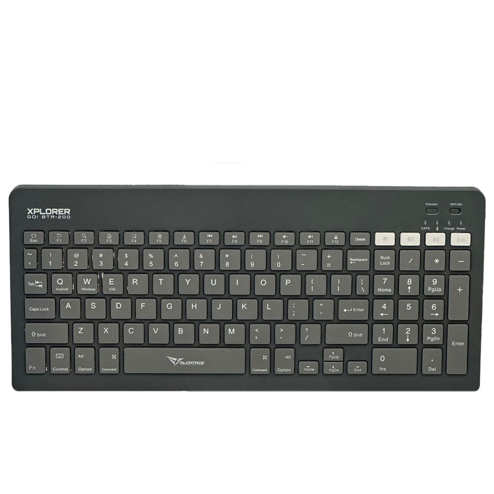 ALCATROZ WIRELESS KEYBOARD XPLORER GO! BTR 200 SLATE ALCATROZ WIRELESS KEYBOARD XPLORER GO! BTR 200 SLATE
