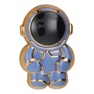 Phone stand ASTRONAUT - stick-on - blue