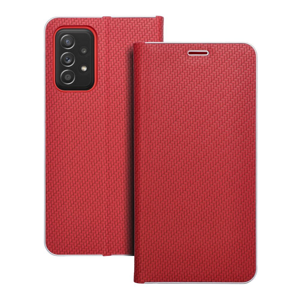 LUNA Book Carbon for SAMSUNG A52 5G / A52 LTE ( 4G ) / A52s 5G red LUNA Book Carbon for SAMSUNG A52 5G / A52 LTE ( 4G ) / A52s 5G red