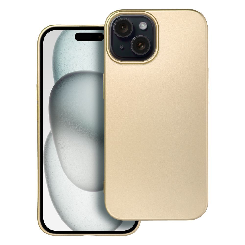 METALLIC Case for IPHONE 15 gold METALLIC Case for IPHONE 15 gold