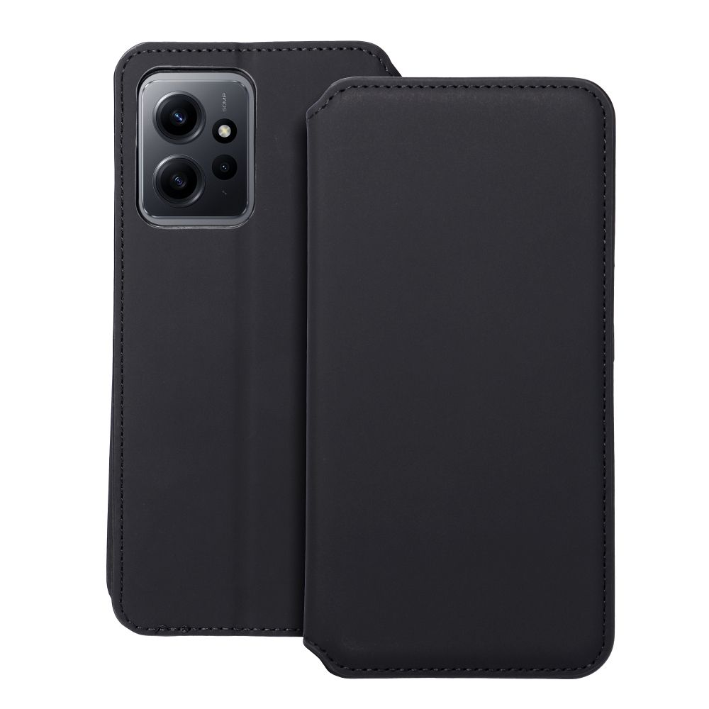DUAL POCKET Book case for XIAOMI Redmi Note 12 5G black DUAL POCKET Book case for XIAOMI Redmi Note 12 5G black