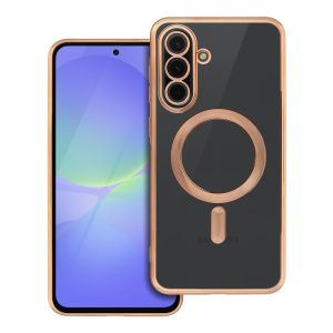 ELECTRO MAG COVER case compatible with MagSafe for SAMSUNG A36 gold