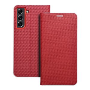 LUNA Book Carbon for SAMSUNG S21 FE red