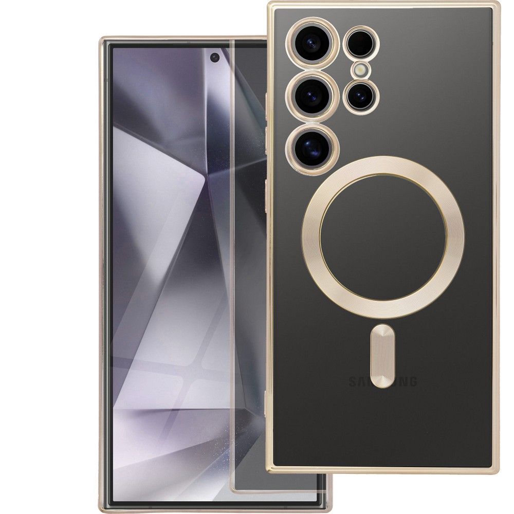 ELECTRO MAG COVER case compatible with MagSafe for SAMSUNG A54 gold ELECTRO MAG COVER case compatible with MagSafe for SAMSUNG A54 gold