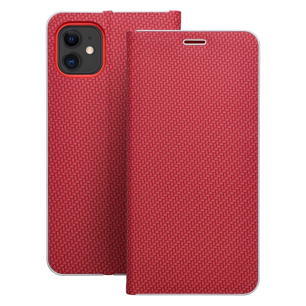 LUNA Book Carbon for IPHONE 11 red LUNA Book Carbon for IPHONE 11 red