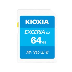 KIOXIA SD EXCERIA 64GB UHS I GEN2 U3 V30 2 exceria g2 sd 64gb gallery