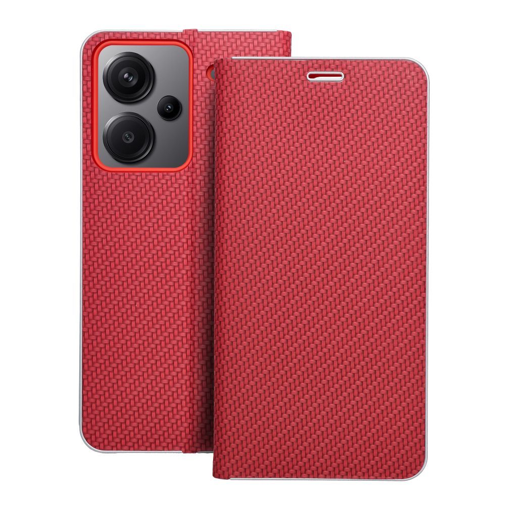 LUNA Book Carbon for XIAOMI Redmi Note 13 Pro Plus 5G red LUNA Book Carbon for XIAOMI Redmi Note 13 Pro Plus 5G red