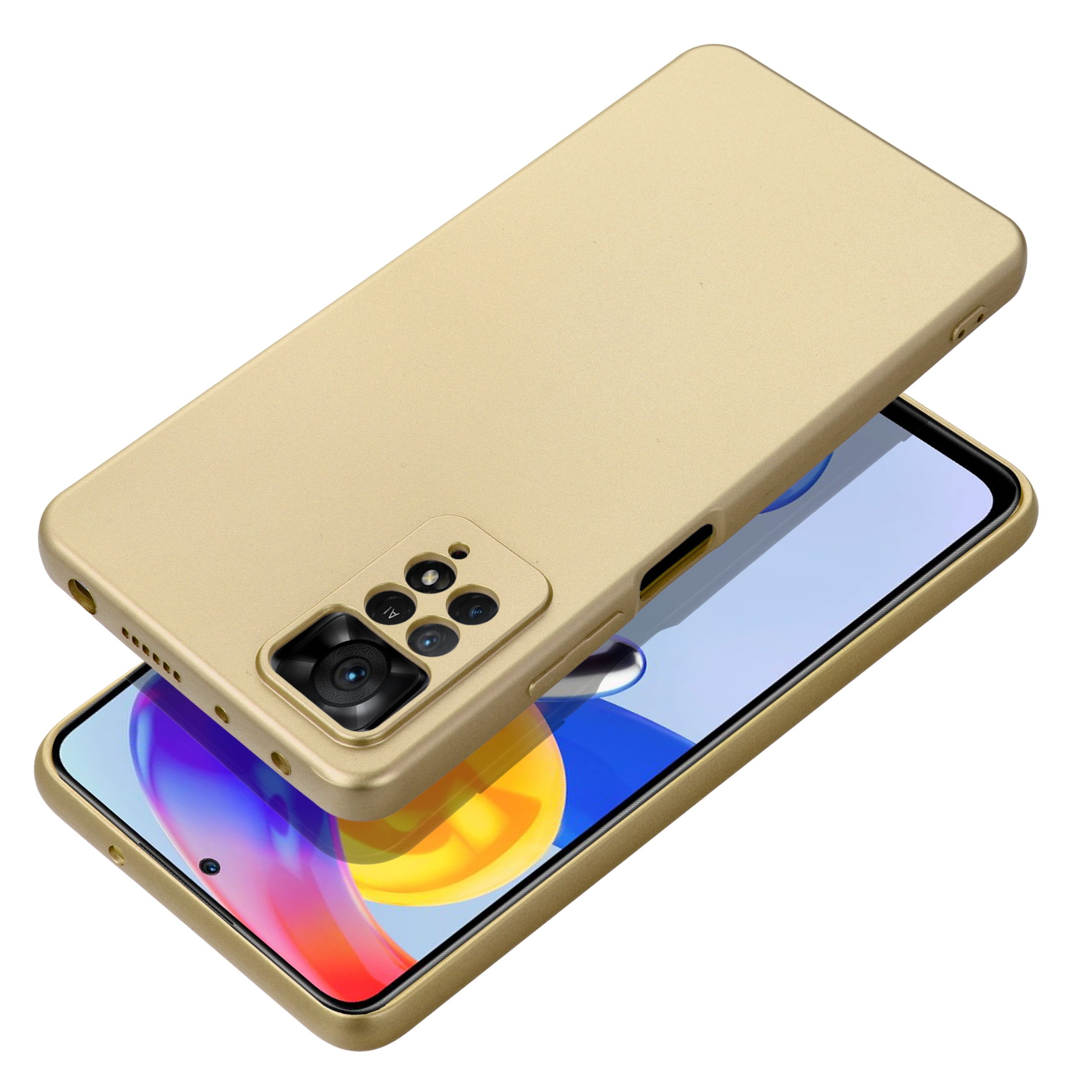 METALLIC Case for XIAOMI Redmi NOTE 14 PRO 4G gold METALLIC Case for XIAOMI Redmi NOTE 14 PRO 4G gold