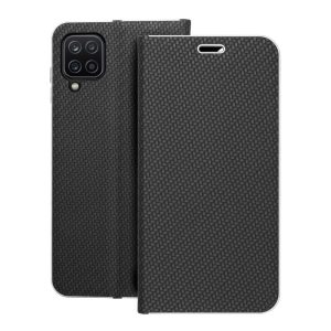 LUNA Book Carbon for SAMSUNG A12 / M12 black 1 LUNA Book Carbon for SAMSUNG A12 / M12 black