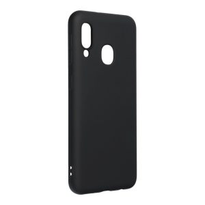 SILICONE case for SAMSUNG A20E black 2 f852663065bd6b234e0418b697b8facc