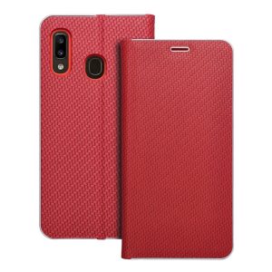 LUNA Book Carbon for SAMSUNG A20e red