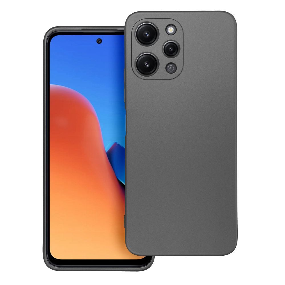 METALLIC Case for XIAOMI Redmi 12 4G grey METALLIC Case for XIAOMI Redmi 12 4G grey