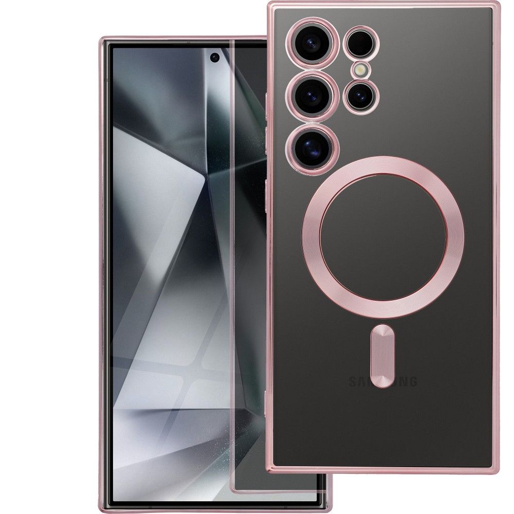 ELECTRO MAG COVER case compatible with MagSafe for SAMSUNG S24 Ultra rose gold ELECTRO MAG COVER case compatible with MagSafe for SAMSUNG S24 Ultra rose gold