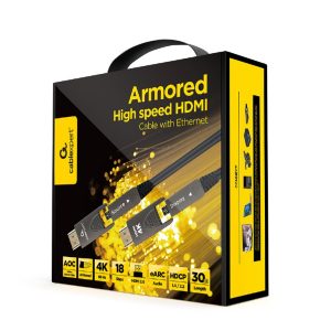 CABLEXPERT HIGH SPEED HDMI D-A CABLE WITH ETHERNET 'AOC ARMORED SERIES' 30M 2 img 6 1 1