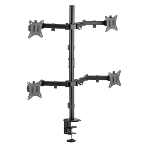 SBOX TABLE STAND FOR 4 MONTORS 17'-32' VESA 100x100 MAX 4 lcd 352 4 21