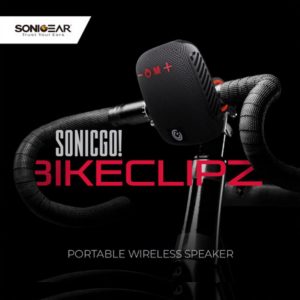 SONICGEAR PORTABLE WIRELESS SPEAKER BT5.3 SONICGO BIKECLIPZ MIDNIGHT GREY 4 my 11134207 7r98r lpexis6qx3nc39