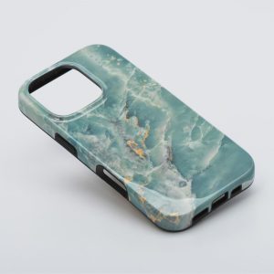FORCELL F-PROTECT Mirage, Military Drop-Tested case compatible with MagSafe for IPHONE 16 green marble 5 0097527e30744834755903e5b633ea72