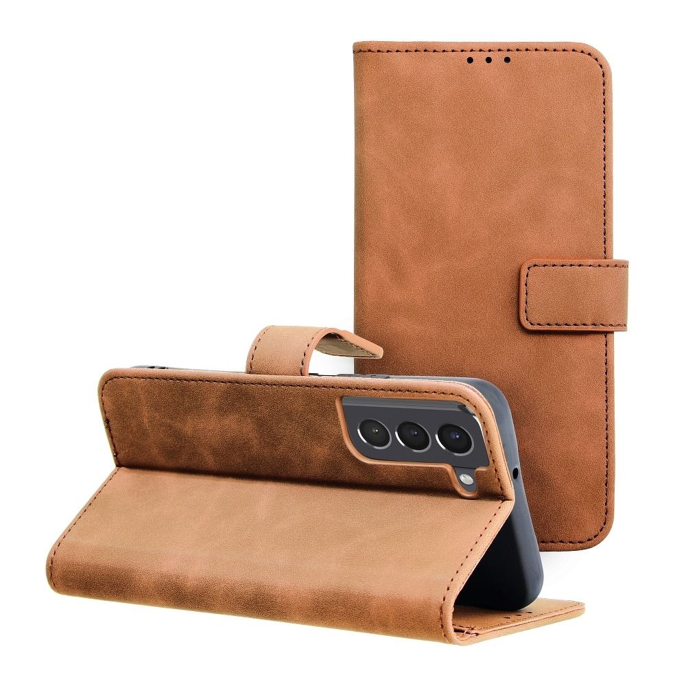 TENDER Book Case for SAMSUNG S22 brown TENDER Book Case for SAMSUNG S22 brown