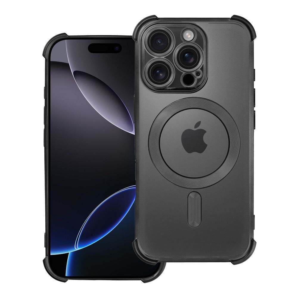 Case ANTISHOCK ELECTRO for IPHONE 16 Pro compatible with MagSafe black Case ANTISHOCK ELECTRO for IPHONE 16 Pro compatible with MagSafe black