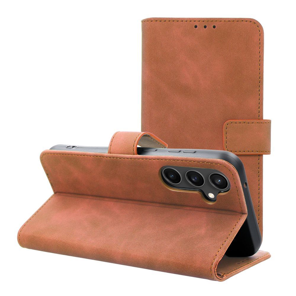 TENDER Book Case for SAMSUNG S23 FE brown TENDER Book Case for SAMSUNG S23 FE brown