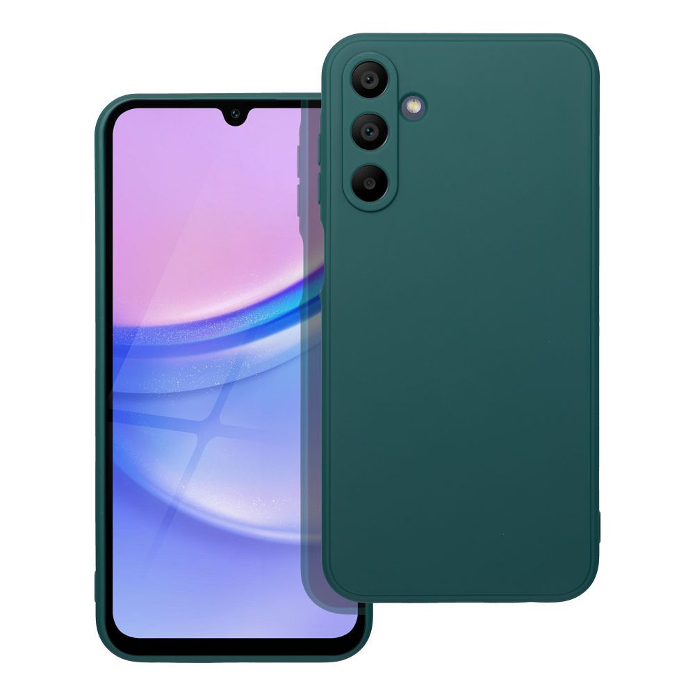Case for Samsung A15 5G / A15 4G Matt dark green Case for Samsung A15 5G / A15 4G Matt dark green