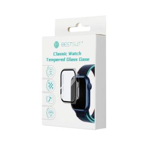 Bestsuit Case with Hybrid Glass for Apple Watch 10/11 46mm - transparent