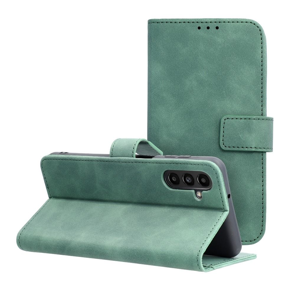 TENDER Book Case for SAMSUNG A13 5G / A04S green TENDER Book Case for SAMSUNG A13 5G / A04S green