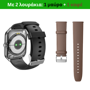 1+1 Δώρο – Smartwatch με Ελληνικό μενού, κλήσεις, παλμογράφο, AMOLED Οθόνη & 2 λουράκια + Bluetooth Ακουστικά Headphones Max με TF & AUX 3 1+1 Δώρο – Smartwatch με Ελληνικό μενού, κλήσεις, παλμογράφο, AMOLED Οθόνη & 2 λουράκια